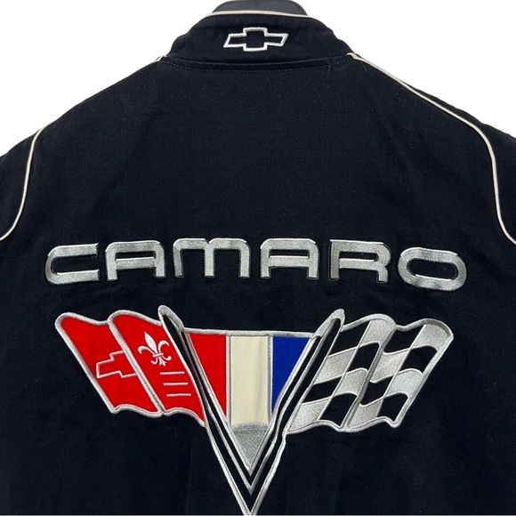JH Design Mens Vintage Camaro Jacket - Picture 4 of 8